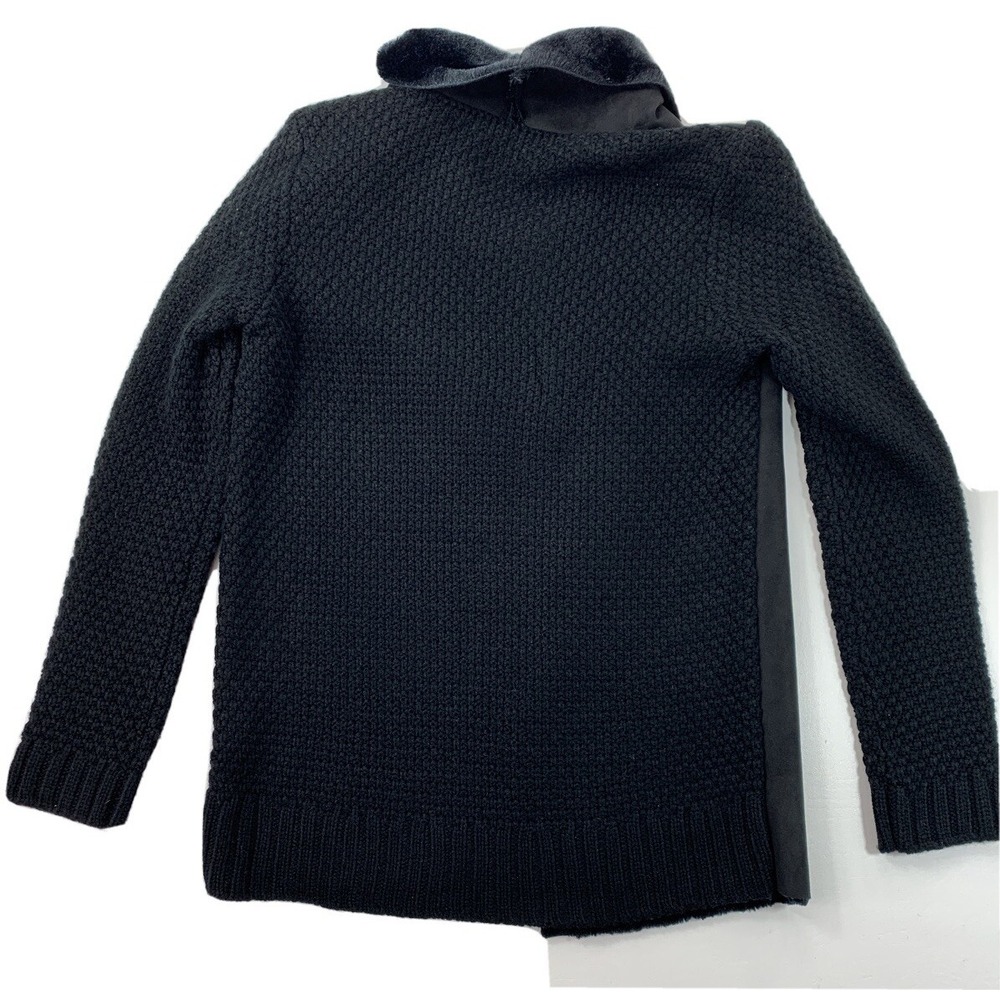 Melissa Paige Women's Size XS XSMALL Faux Fur Suede‎ Cardigan Sweater Jacket - Picture 12 of 12
